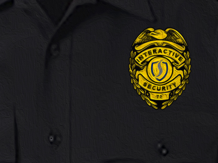 Interactive Security Officer Uniform Badge 350